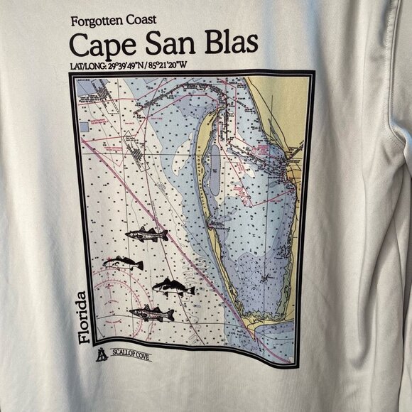 Altered Latitudes Dri-Fit Rash Guard Shirt Men's Medium Long Sleeve Swim Tee Sun - Picture 3 of 9